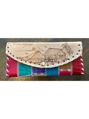 Nicaraguan Handmade Leather Wallet NEW